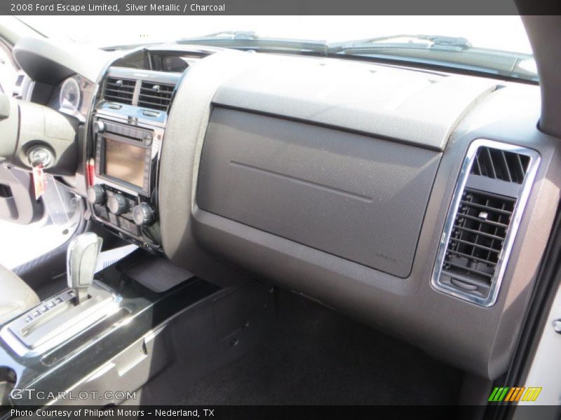 Silver Metallic / Charcoal 2008 Ford Escape Limited