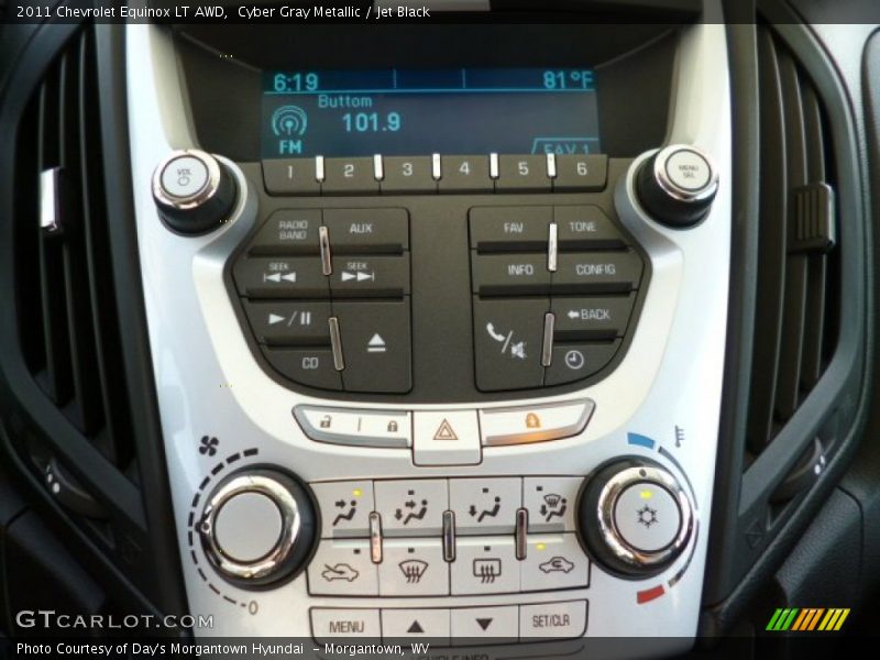 Cyber Gray Metallic / Jet Black 2011 Chevrolet Equinox LT AWD