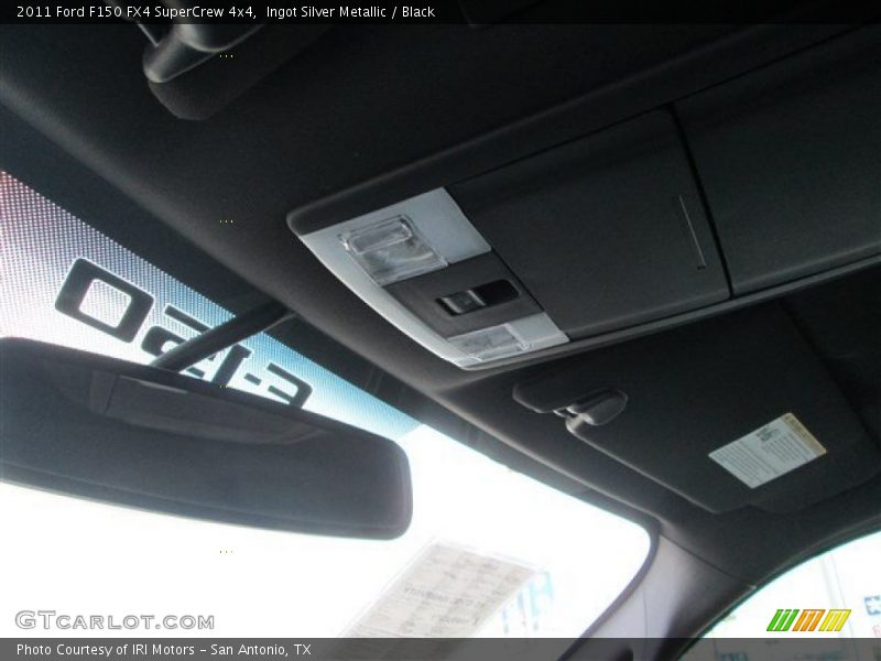 Ingot Silver Metallic / Black 2011 Ford F150 FX4 SuperCrew 4x4