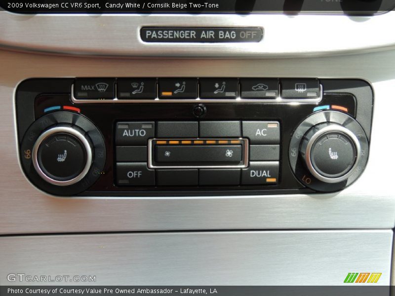 Candy White / Cornsilk Beige Two-Tone 2009 Volkswagen CC VR6 Sport