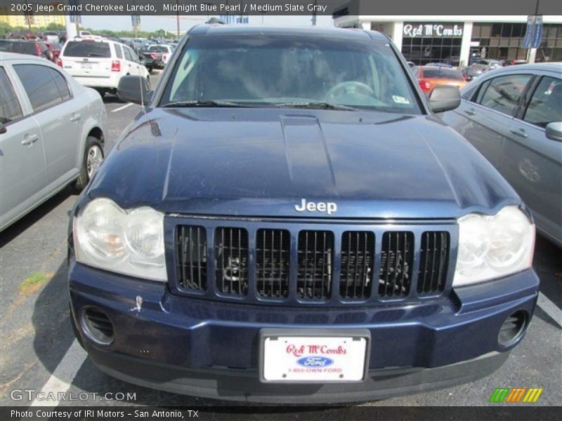 Midnight Blue Pearl / Medium Slate Gray 2005 Jeep Grand Cherokee Laredo