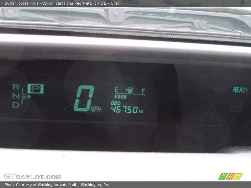 Barcelona Red Metallic / Dark Gray 2009 Toyota Prius Hybrid