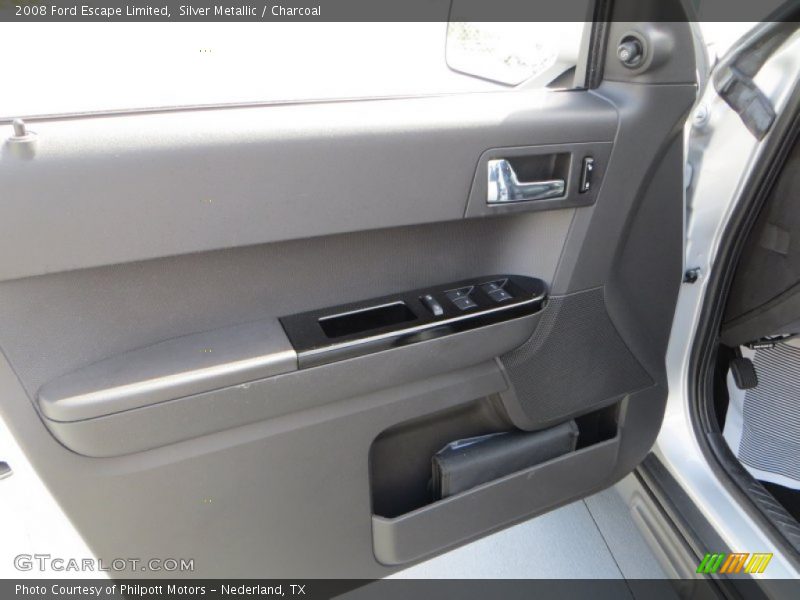 Silver Metallic / Charcoal 2008 Ford Escape Limited