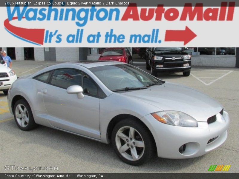 Liquid Silver Metallic / Dark Charcoal 2006 Mitsubishi Eclipse GS Coupe