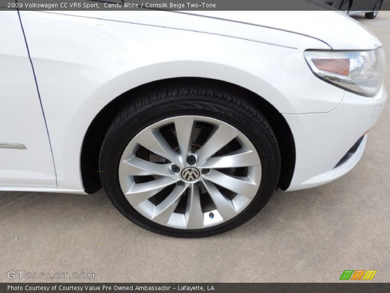Candy White / Cornsilk Beige Two-Tone 2009 Volkswagen CC VR6 Sport