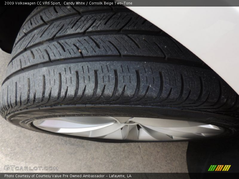 Candy White / Cornsilk Beige Two-Tone 2009 Volkswagen CC VR6 Sport