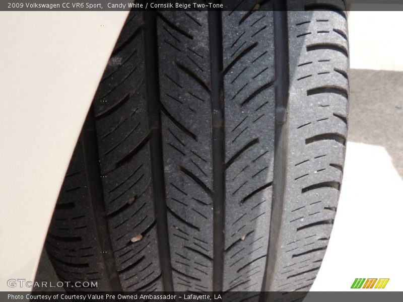 Candy White / Cornsilk Beige Two-Tone 2009 Volkswagen CC VR6 Sport