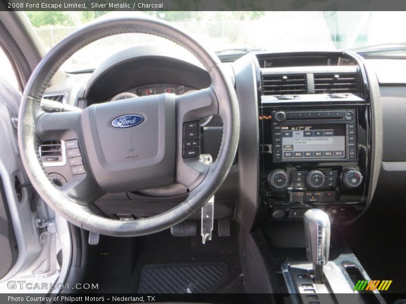 Silver Metallic / Charcoal 2008 Ford Escape Limited