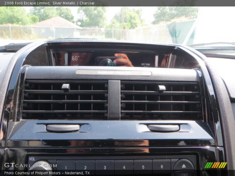 Silver Metallic / Charcoal 2008 Ford Escape Limited
