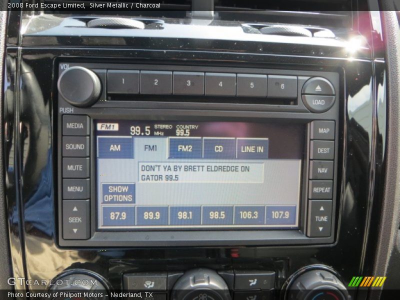 Silver Metallic / Charcoal 2008 Ford Escape Limited