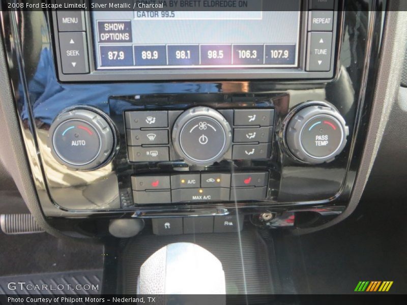 Silver Metallic / Charcoal 2008 Ford Escape Limited