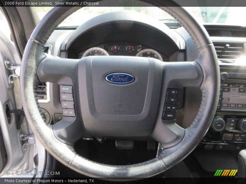 Silver Metallic / Charcoal 2008 Ford Escape Limited