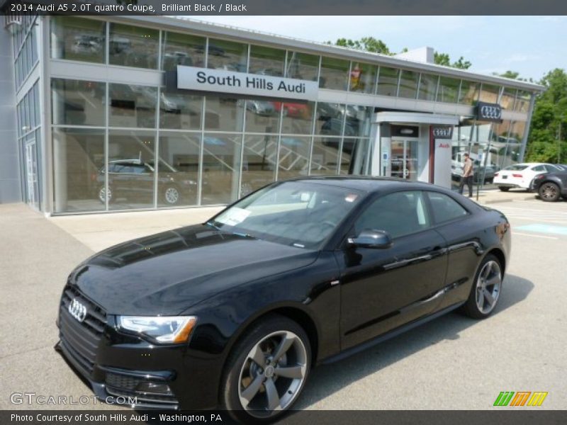 Brilliant Black / Black 2014 Audi A5 2.0T quattro Coupe