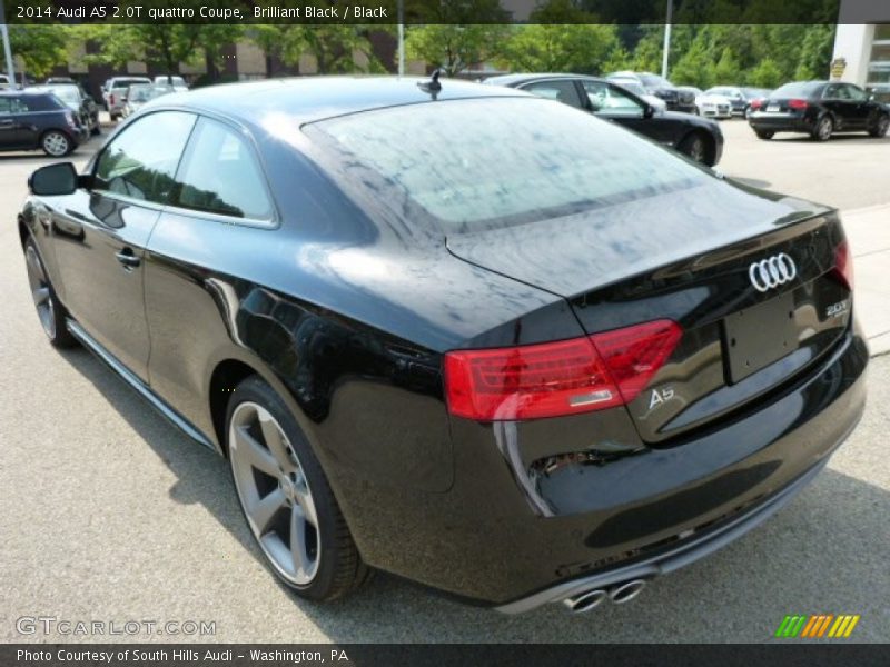 Brilliant Black / Black 2014 Audi A5 2.0T quattro Coupe