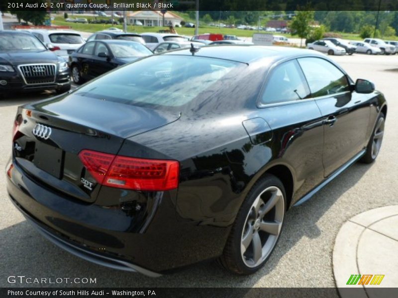 Brilliant Black / Black 2014 Audi A5 2.0T quattro Coupe