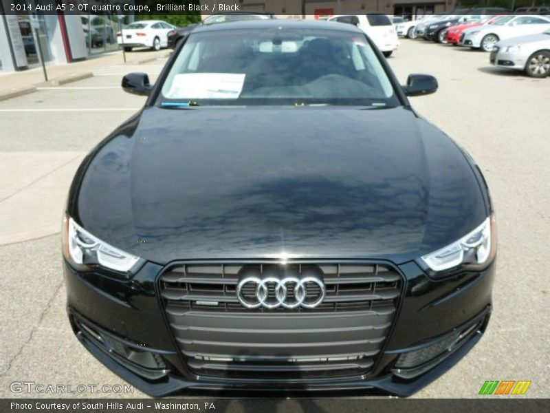 Brilliant Black / Black 2014 Audi A5 2.0T quattro Coupe
