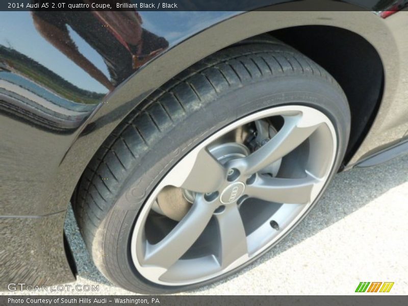 Brilliant Black / Black 2014 Audi A5 2.0T quattro Coupe