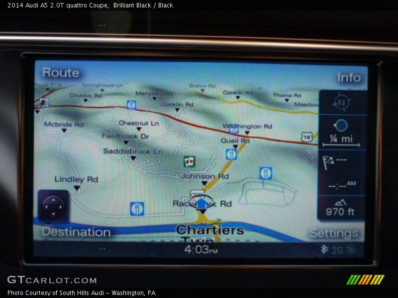 Navigation of 2014 A5 2.0T quattro Coupe