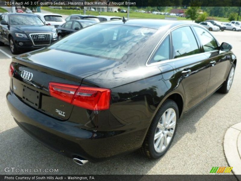 Havanna Black Metallic / Nougat Brown 2014 Audi A6 3.0T quattro Sedan