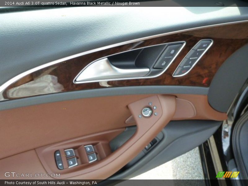 Havanna Black Metallic / Nougat Brown 2014 Audi A6 3.0T quattro Sedan