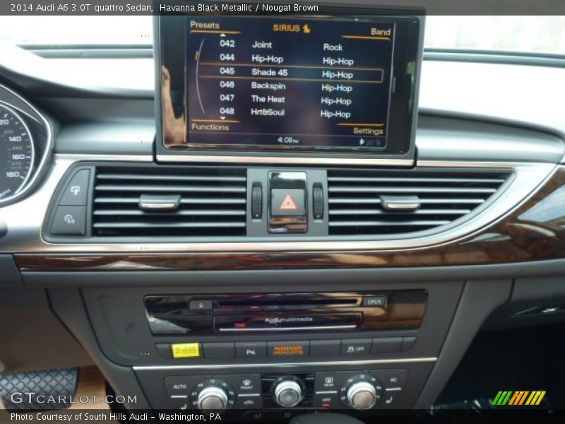 Havanna Black Metallic / Nougat Brown 2014 Audi A6 3.0T quattro Sedan