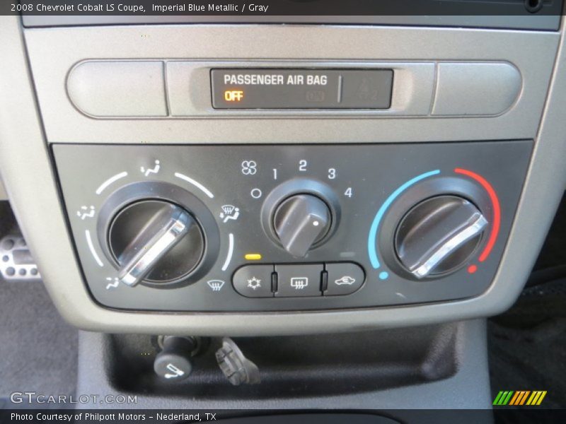 Imperial Blue Metallic / Gray 2008 Chevrolet Cobalt LS Coupe