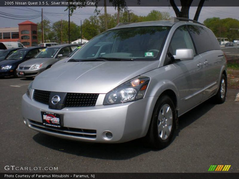 Silver Mist Metallic / Gray 2005 Nissan Quest 3.5 S