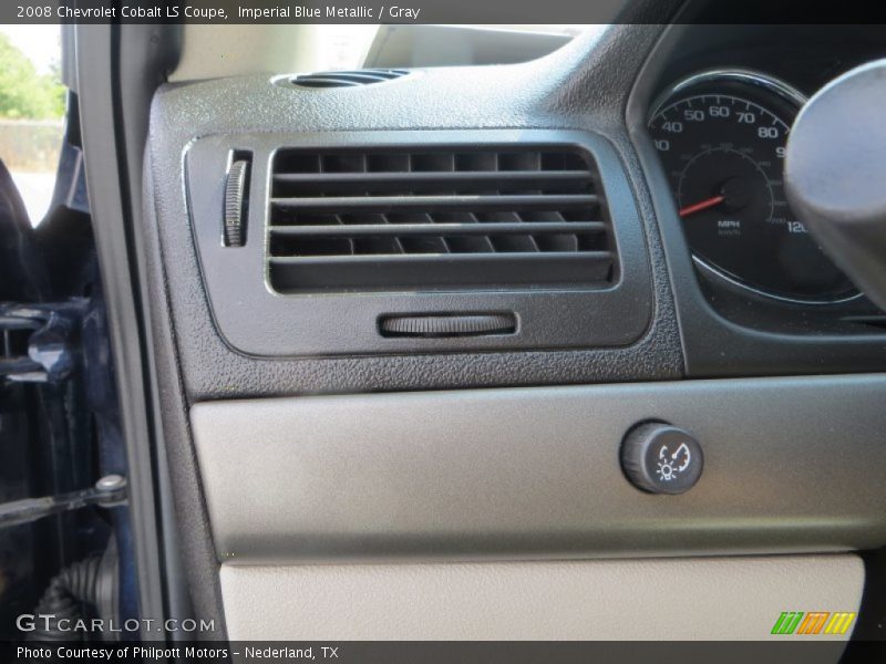 Imperial Blue Metallic / Gray 2008 Chevrolet Cobalt LS Coupe