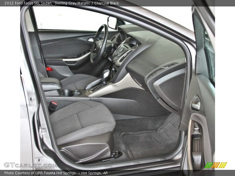Sterling Grey Metallic / Charcoal Black 2012 Ford Focus SEL Sedan