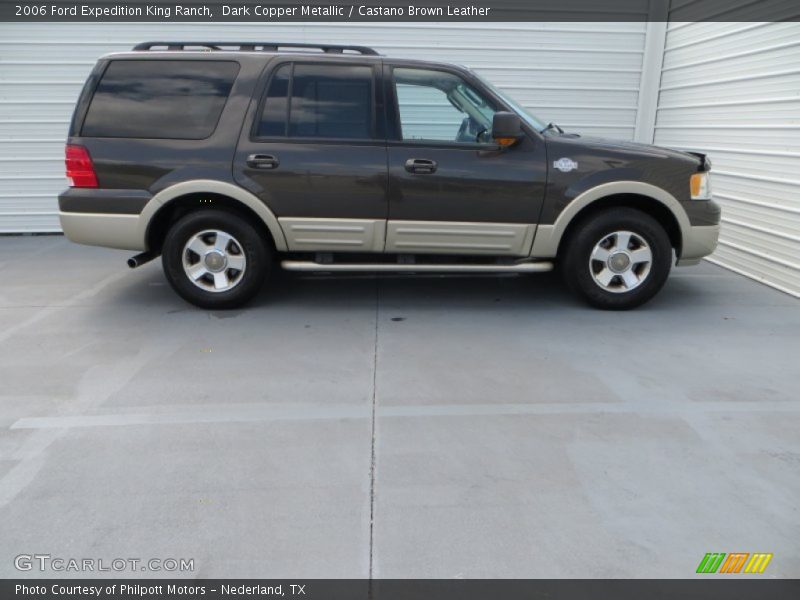 Dark Copper Metallic / Castano Brown Leather 2006 Ford Expedition King Ranch
