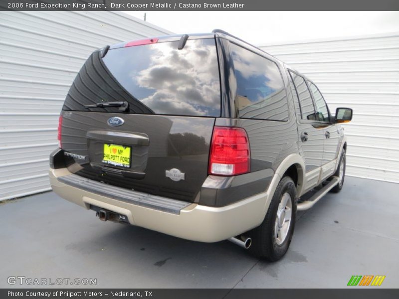 Dark Copper Metallic / Castano Brown Leather 2006 Ford Expedition King Ranch