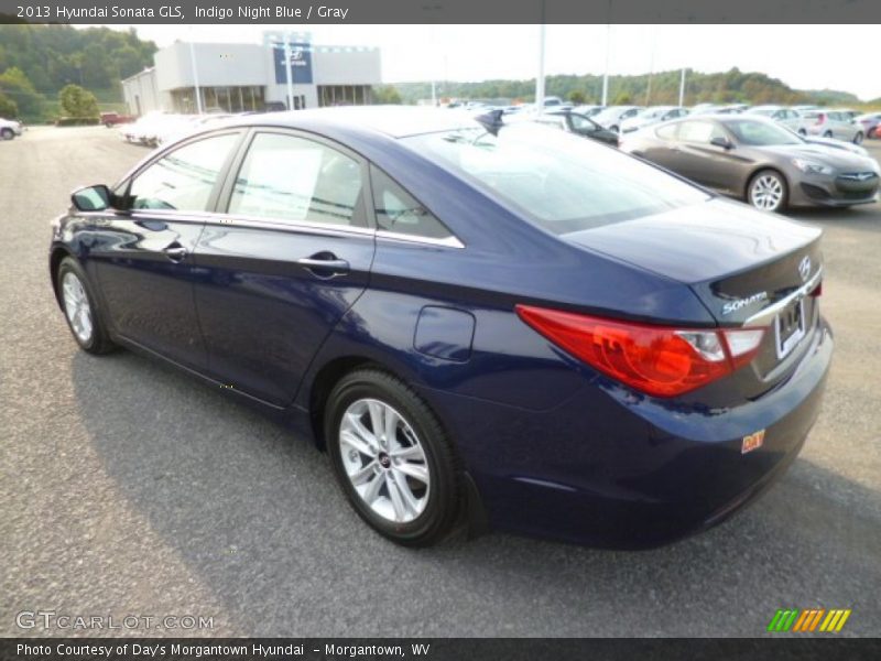 Indigo Night Blue / Gray 2013 Hyundai Sonata GLS