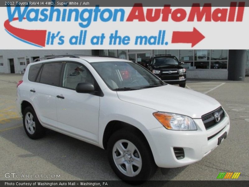 Super White / Ash 2012 Toyota RAV4 I4 4WD