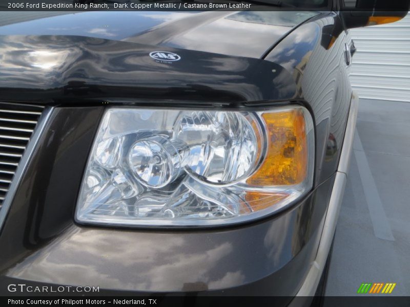 Dark Copper Metallic / Castano Brown Leather 2006 Ford Expedition King Ranch