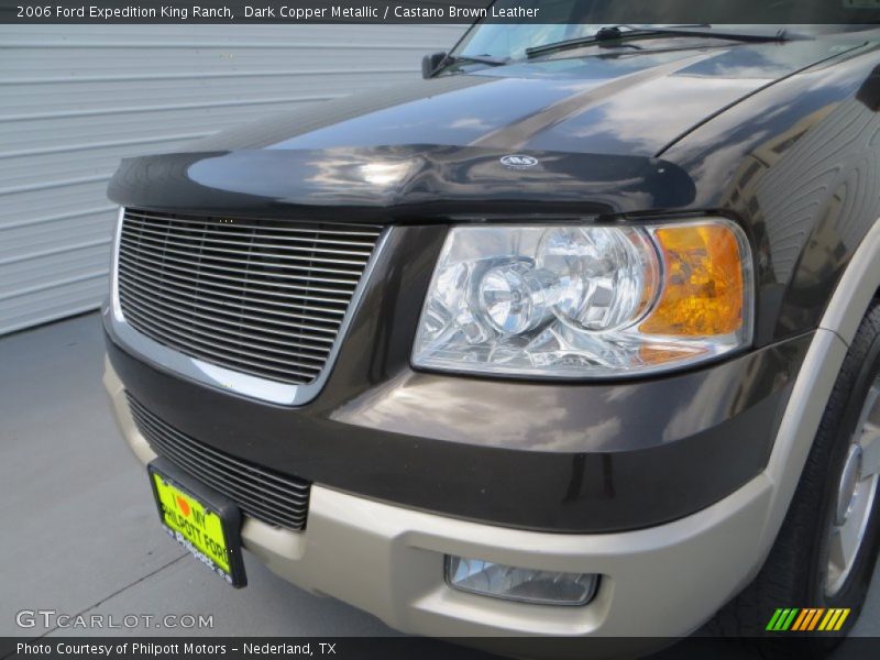 Dark Copper Metallic / Castano Brown Leather 2006 Ford Expedition King Ranch
