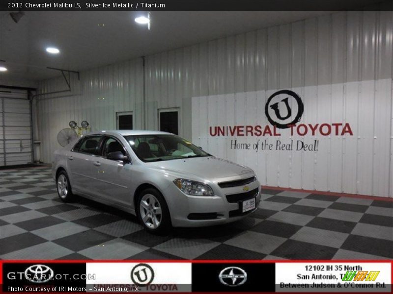 Silver Ice Metallic / Titanium 2012 Chevrolet Malibu LS