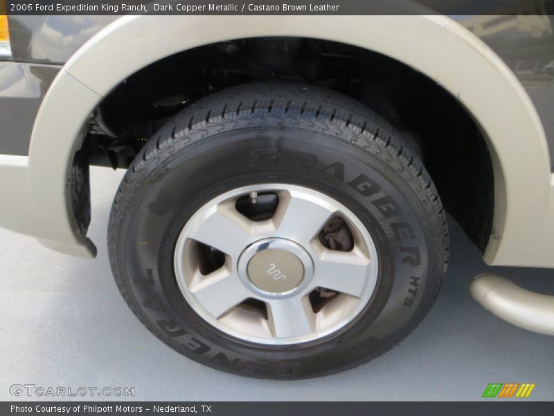 Dark Copper Metallic / Castano Brown Leather 2006 Ford Expedition King Ranch