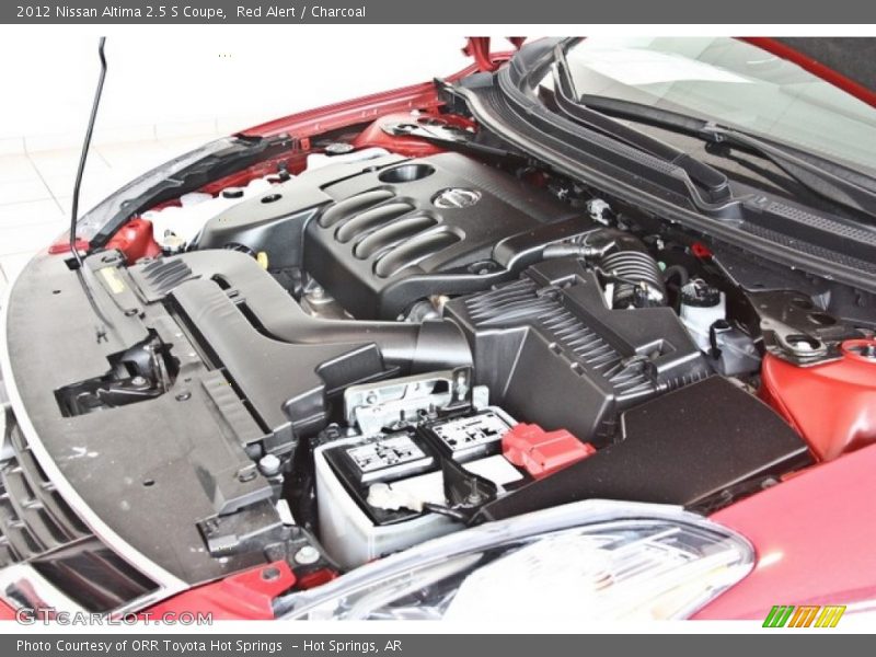 Red Alert / Charcoal 2012 Nissan Altima 2.5 S Coupe