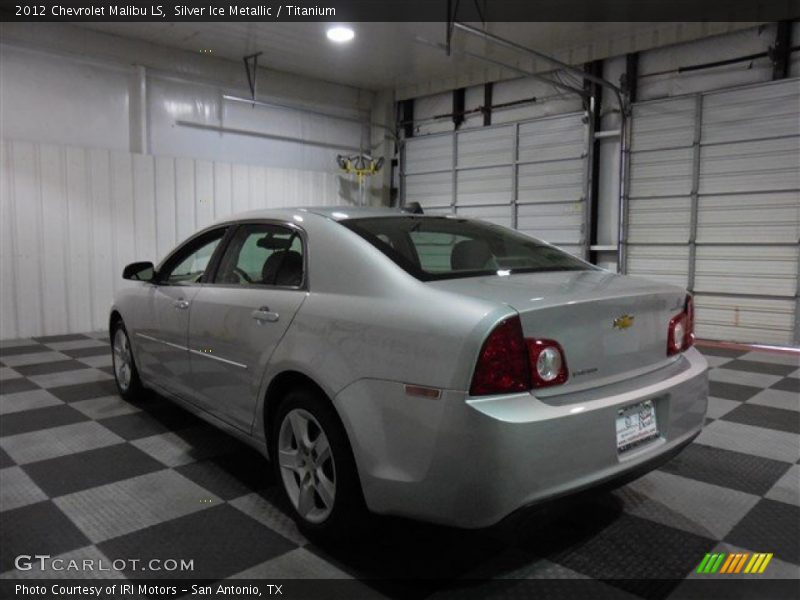 Silver Ice Metallic / Titanium 2012 Chevrolet Malibu LS