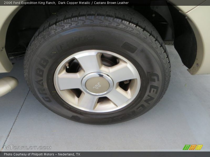 Dark Copper Metallic / Castano Brown Leather 2006 Ford Expedition King Ranch