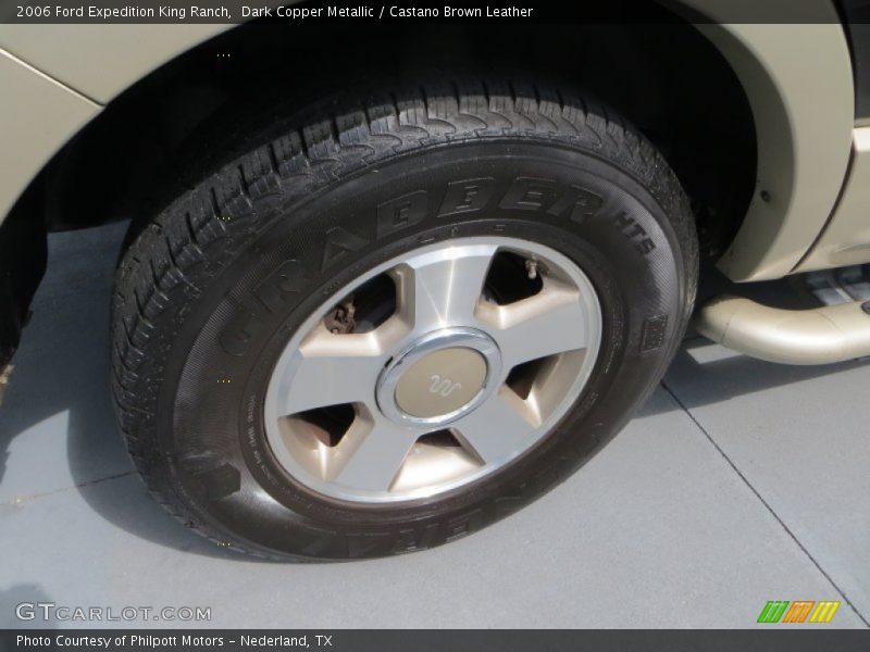 Dark Copper Metallic / Castano Brown Leather 2006 Ford Expedition King Ranch