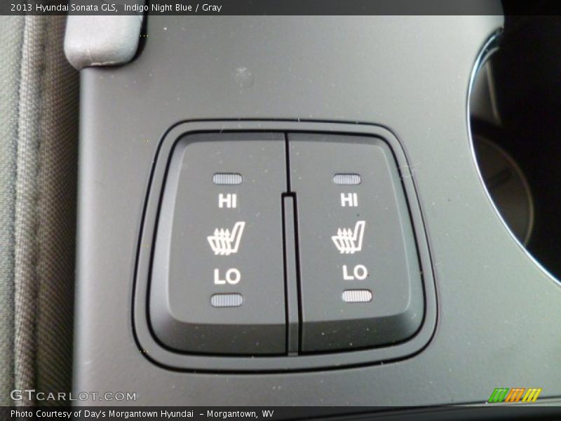 Indigo Night Blue / Gray 2013 Hyundai Sonata GLS