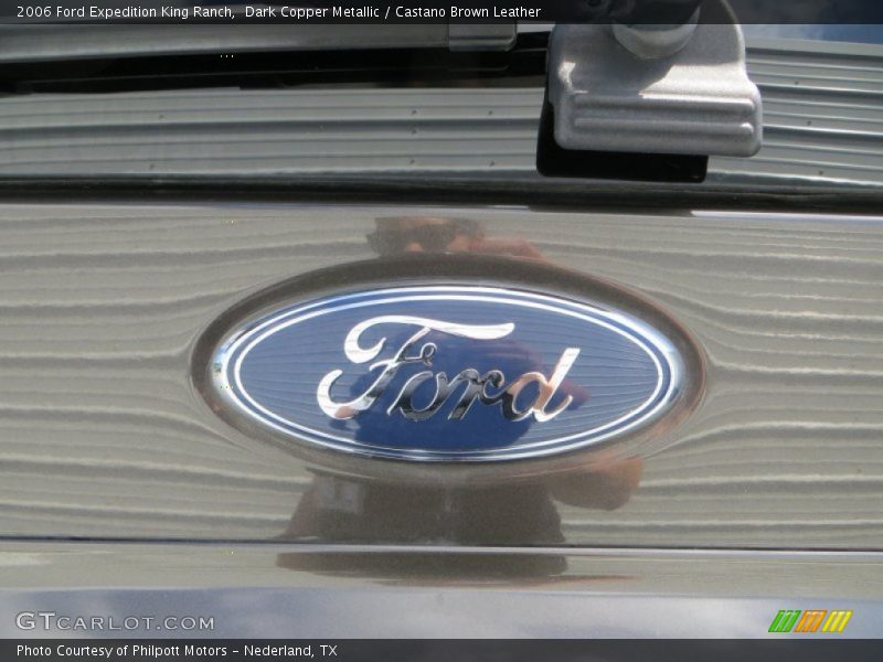 Dark Copper Metallic / Castano Brown Leather 2006 Ford Expedition King Ranch