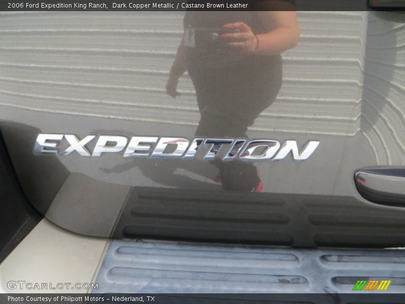 Dark Copper Metallic / Castano Brown Leather 2006 Ford Expedition King Ranch