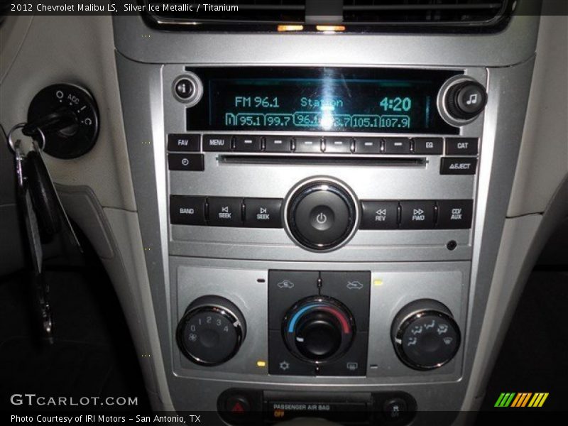 Silver Ice Metallic / Titanium 2012 Chevrolet Malibu LS