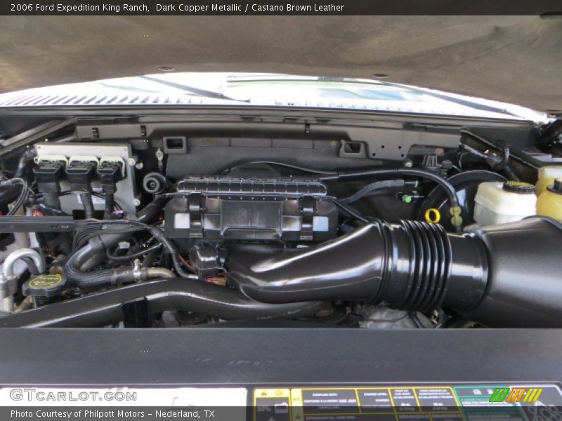 Dark Copper Metallic / Castano Brown Leather 2006 Ford Expedition King Ranch