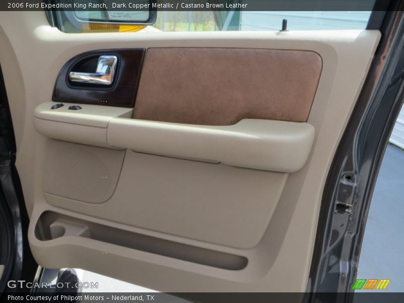 Dark Copper Metallic / Castano Brown Leather 2006 Ford Expedition King Ranch