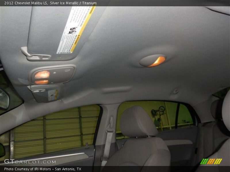 Silver Ice Metallic / Titanium 2012 Chevrolet Malibu LS