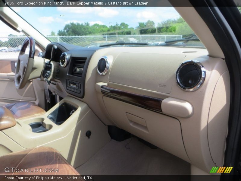 Dark Copper Metallic / Castano Brown Leather 2006 Ford Expedition King Ranch