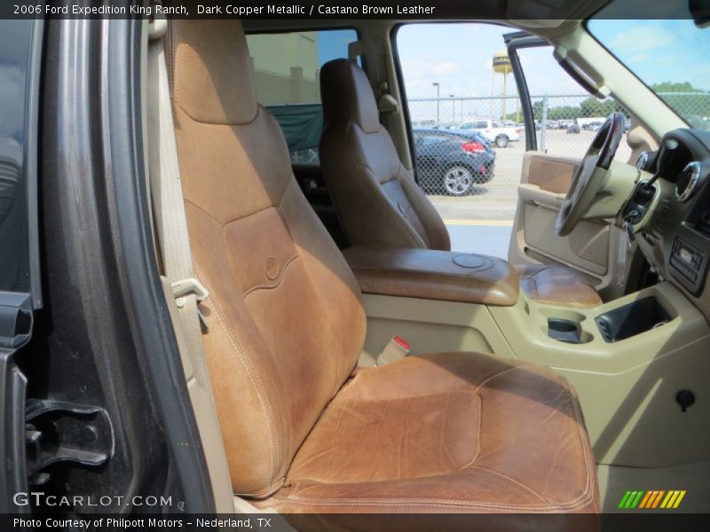 Dark Copper Metallic / Castano Brown Leather 2006 Ford Expedition King Ranch
